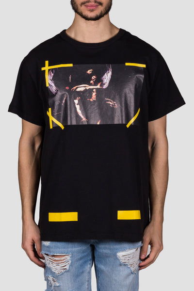 7 Opere S/S T-Shirt Black All Over - cooder