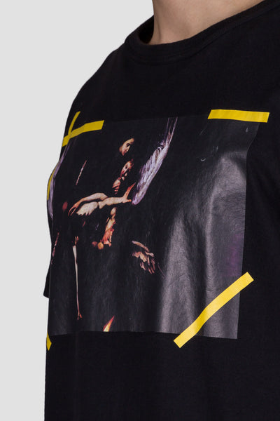7 Opere S/S T-Shirt Black All Over - cooder