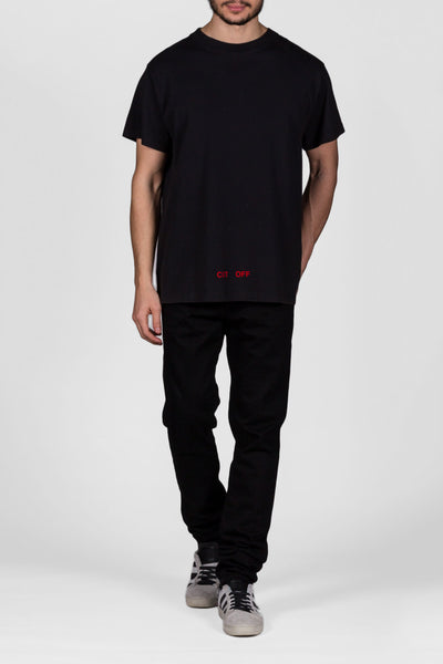 Silver Off T-Shirt S/S Black Multicolor - cooder