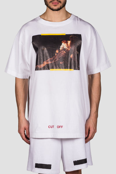 S.Francesco S/S T-Shirt White Black - cooder