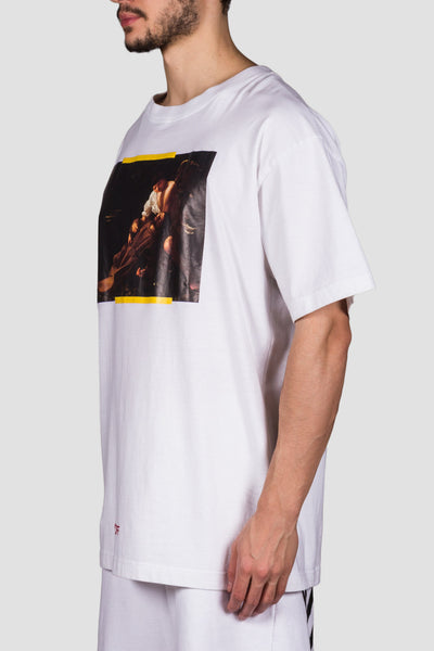 S.Francesco S/S T-Shirt White Black - cooder