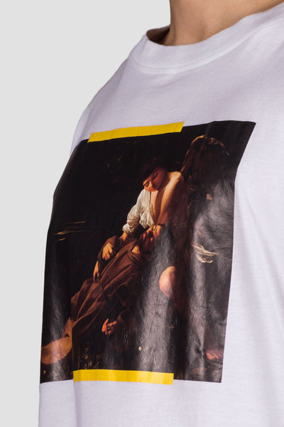 S.Francesco S/S T-Shirt White Black - cooder
