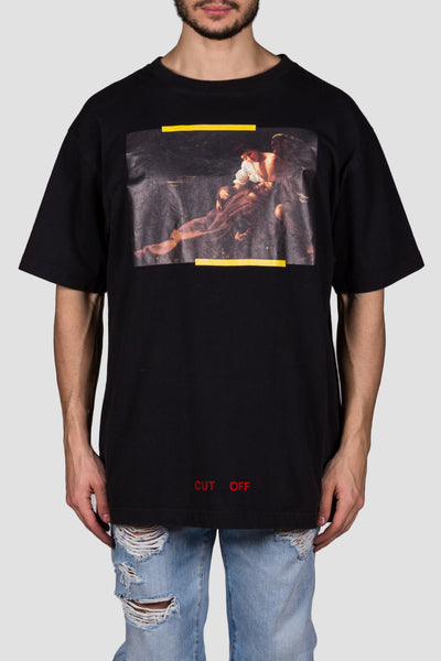 S.Francesco S/S T-Shirt Black All Over - cooder
