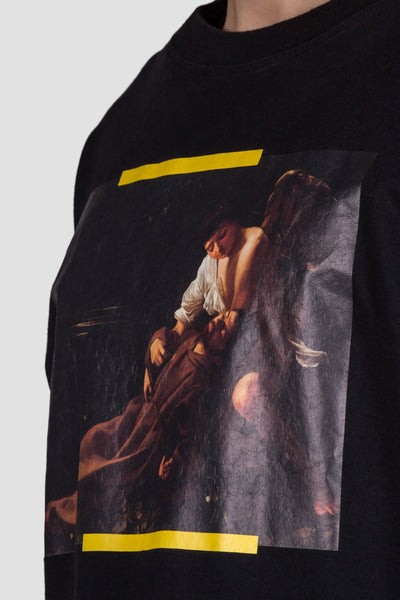 S.Francesco S/S T-Shirt Black All Over - cooder