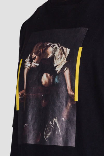 Narciso S/S T-Shirt Black All Over - cooder