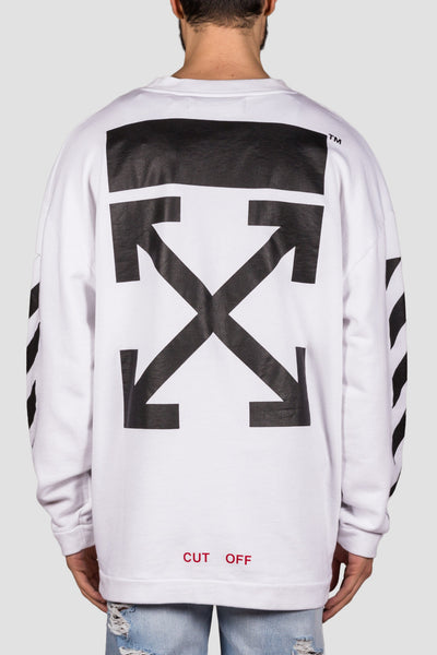 S.Francesco Crewneck White All Over - cooder