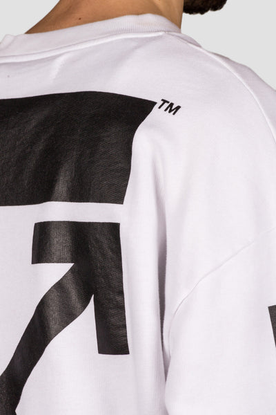 S.Francesco Crewneck White All Over - cooder