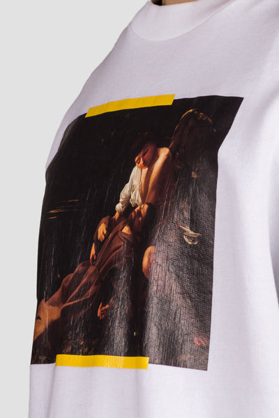 S.Francesco Crewneck White All Over - cooder