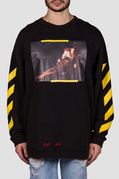 S.Francesco Crewneck Black All Over - cooder