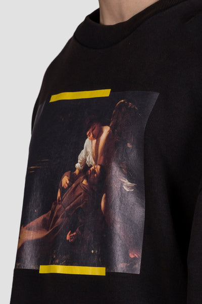 S.Francesco Crewneck Black All Over - cooder