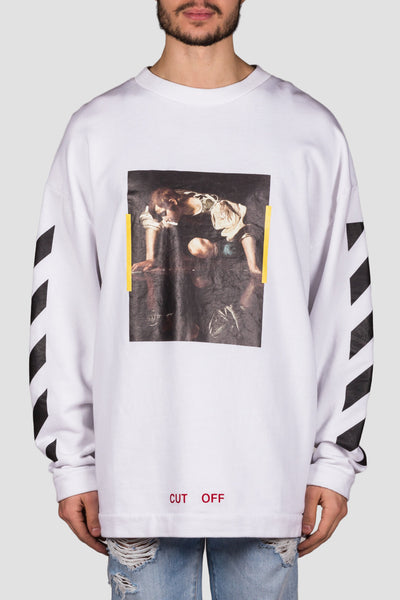 Narciso S/S Crewneck White All Over - cooder
