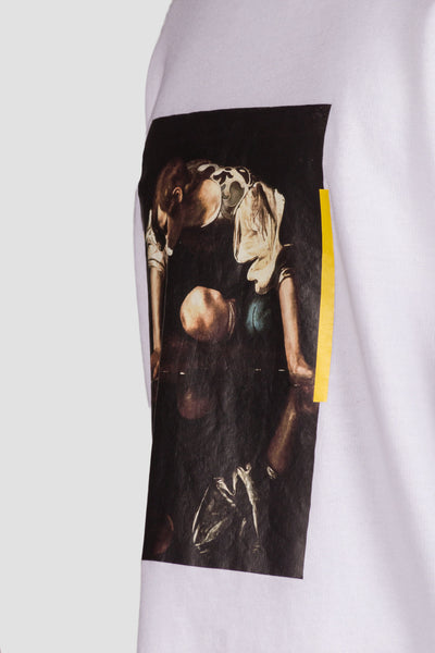 Narciso S/S Crewneck White All Over - cooder