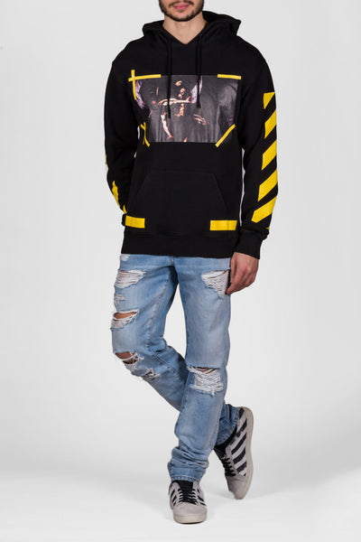 7 Opere Hoodie Black All Over - cooder