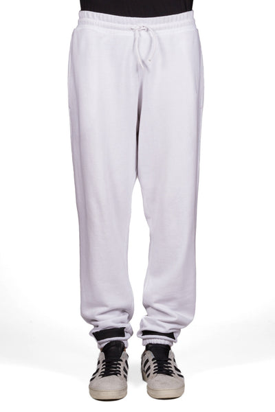 Brushed Diagonals Pants White - cooder