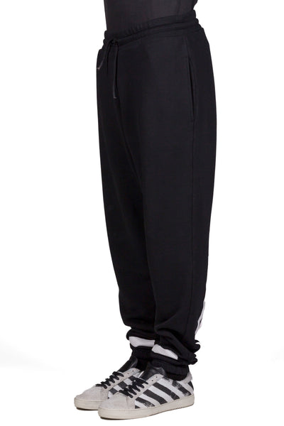 Brushed Diagonals Pants Black - cooder
