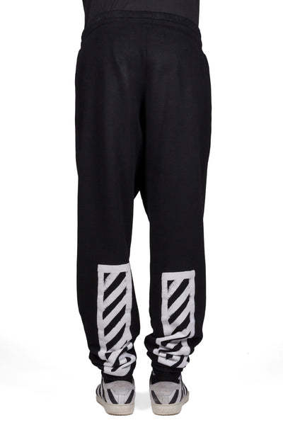 Brushed Diagonals Pants Black - cooder
