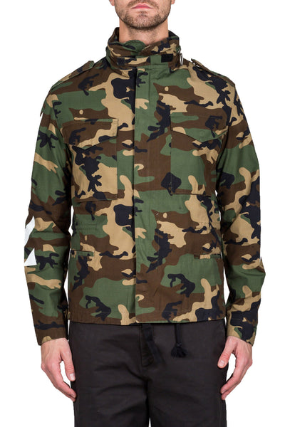 7 Opere Camouflage Jacket - cooder