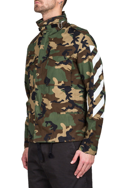 7 Opere Camouflage Jacket - cooder