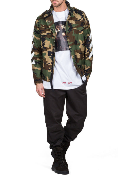 7 Opere Camouflage Jacket - cooder