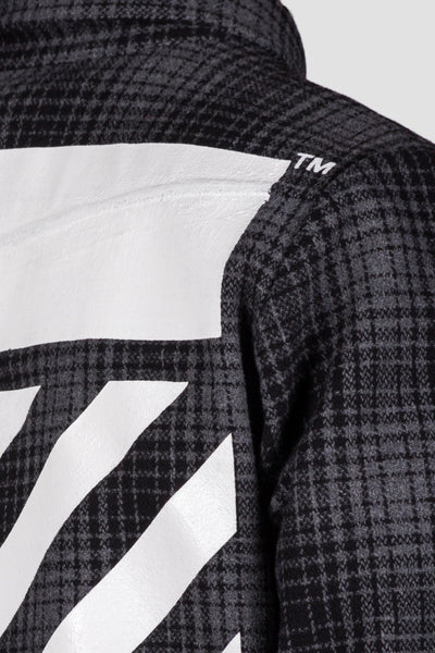 Tartan Shirt Grey/Black Diag All Over Wh - cooder