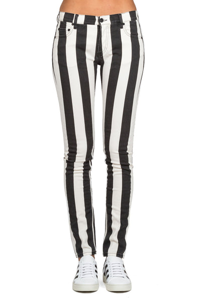 Striped Skinny 5 Pockets Jeans - cooder