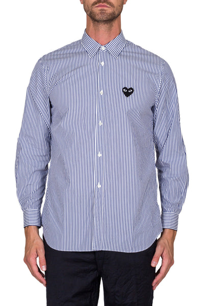 Striped Shirt Black Heart - cooder