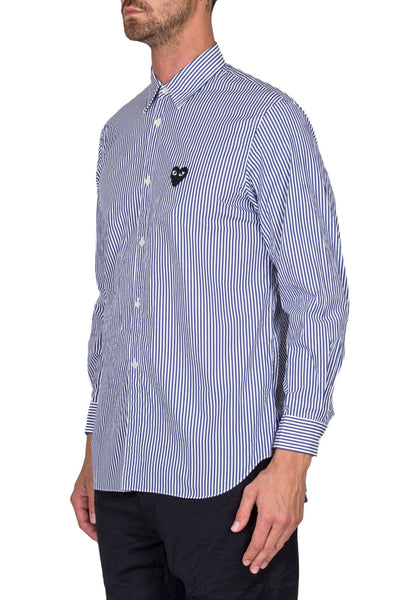 Striped Shirt Black Heart - cooder