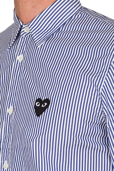 Striped Shirt Black Heart - cooder