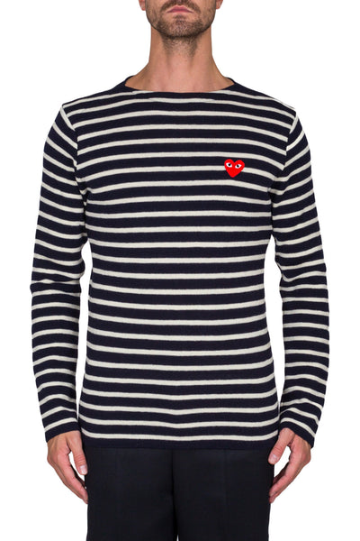 Striped Pullover Red Heart - cooder