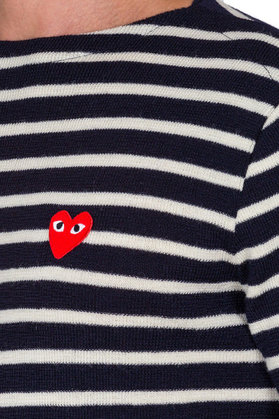 Striped Pullover Red Heart - cooder