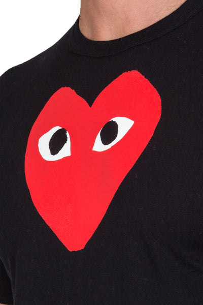 Heart Print T-Shirt - cooder