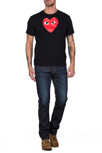 Heart Print T-Shirt - cooder