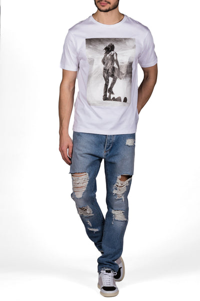 Guy Mariano Printed T-Shirt - cooder