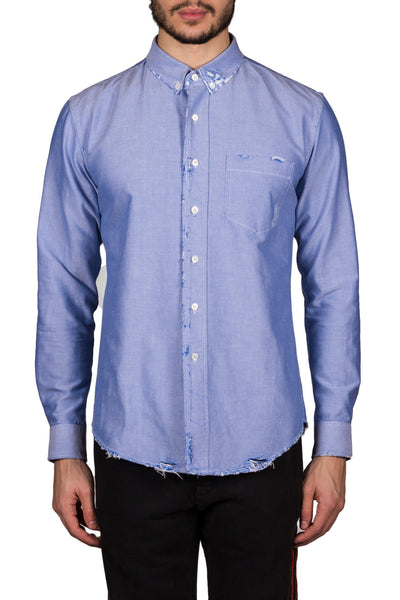 Ripped Oxford Shirt - cooder