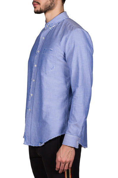 Ripped Oxford Shirt - cooder
