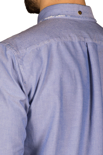 Ripped Oxford Shirt - cooder