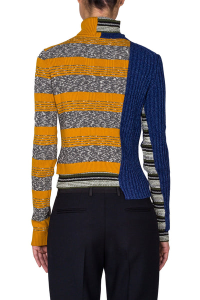 Patchwork Knit Swater - cooder