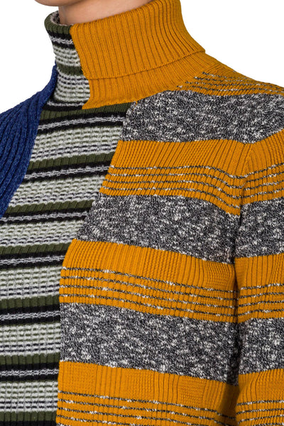 Patchwork Knit Swater - cooder