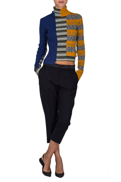 Patchwork Knit Swater - cooder