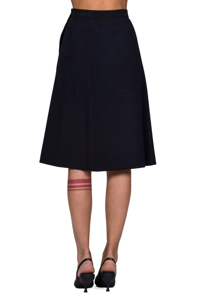 Mid Length A Line Skirt - cooder