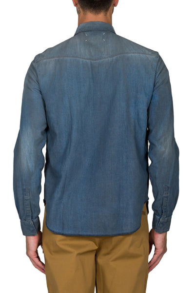 Distressed Effect Shirt - cooder