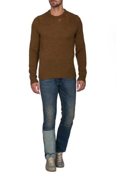 Distressed Knit Sweater - cooder