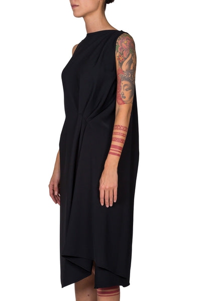 Gathered Shift Dress - cooder