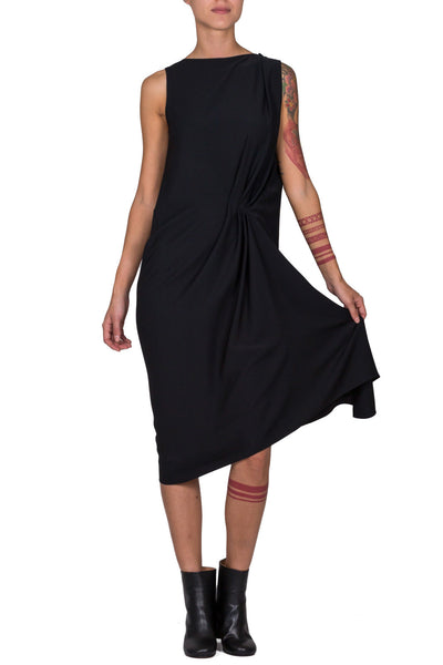 Gathered Shift Dress - cooder