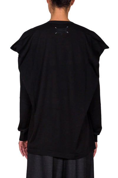 Draped Back Cardigan - cooder