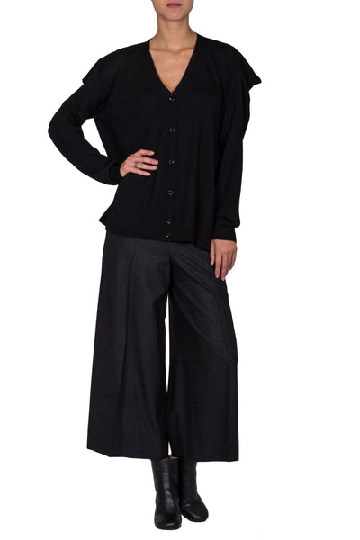 Draped Back Cardigan - cooder