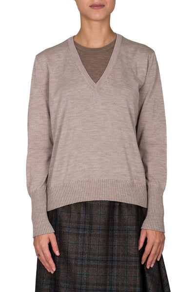 Layered Effect Sweater - cooder
