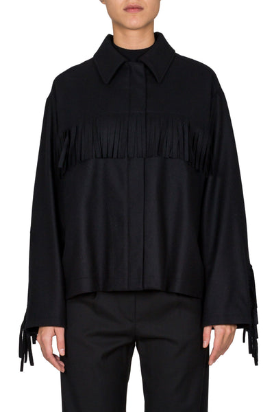 Fringed Boxy Jacket - cooder