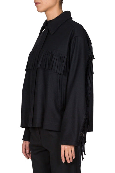 Fringed Boxy Jacket - cooder