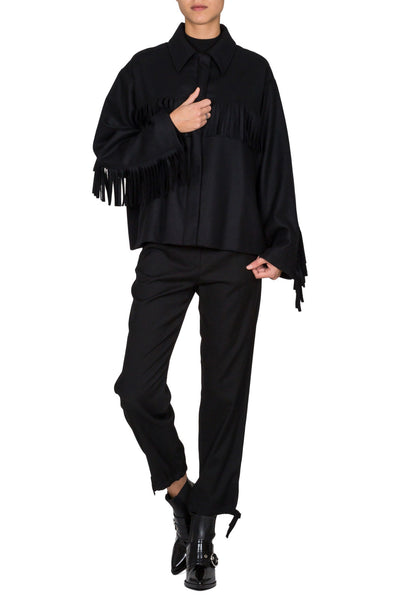 Fringed Boxy Jacket - cooder